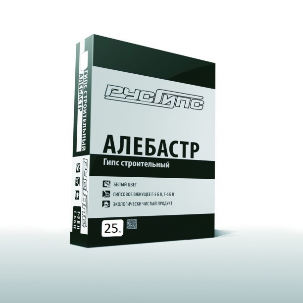 Гипс строительный Русгипс, 25кг