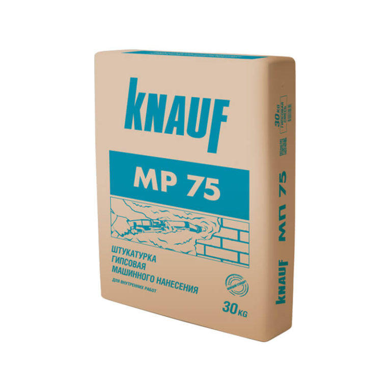 Штукатурка гипсовая KNAUF MP-75 машиного нанесения 30 кг