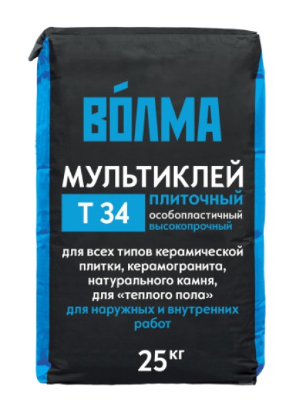 Клей плиточный ВОЛМА-Мультиклей 25 кг