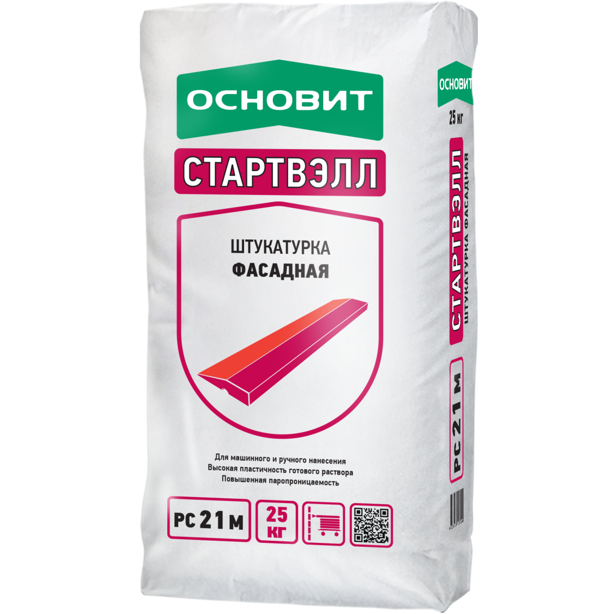 Штукатурка фасадная ОСНОВИТ ТЕХНО РС21 М, 25кг — изображение 2