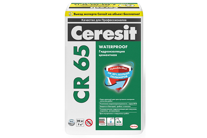 Гидроизоляционная масса Ceresit CR65 20кг