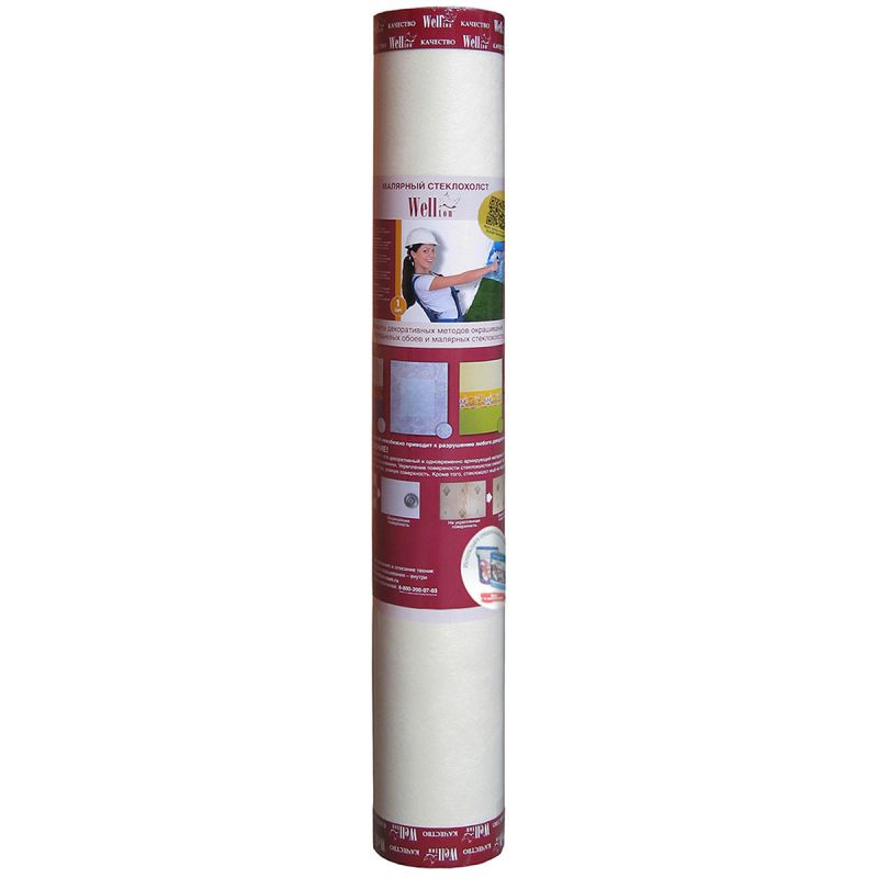 Стеклохолст Wellton W45 (50 м2)