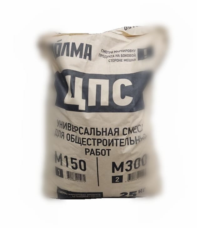 Смесь сухая цементная М150,Волма 25 кг