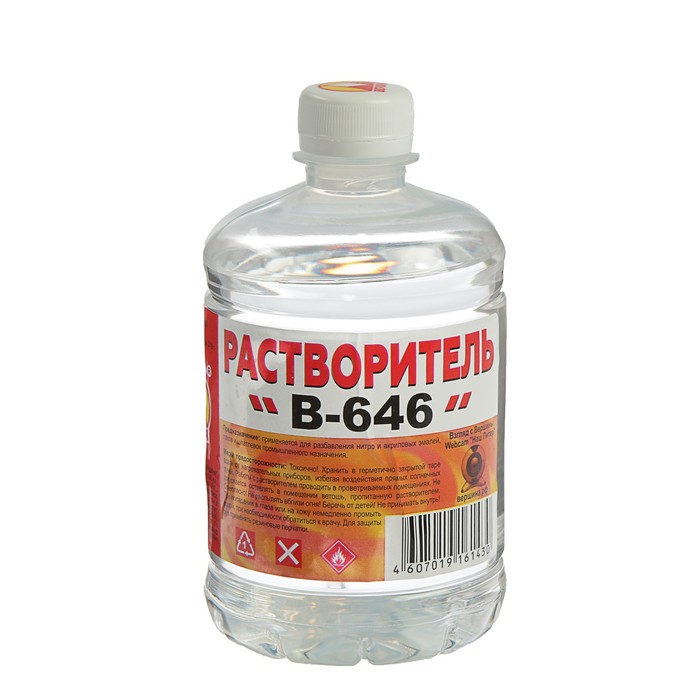 Растворитель 646 ПЭТ 0.4 л