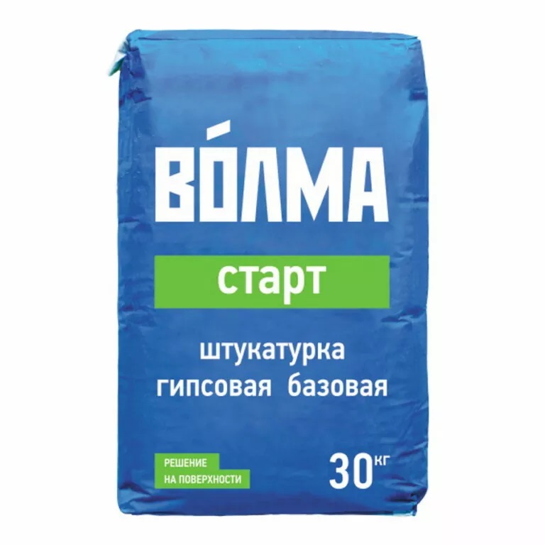 Штукатурка гипсовая Волма-Старт 30 кг