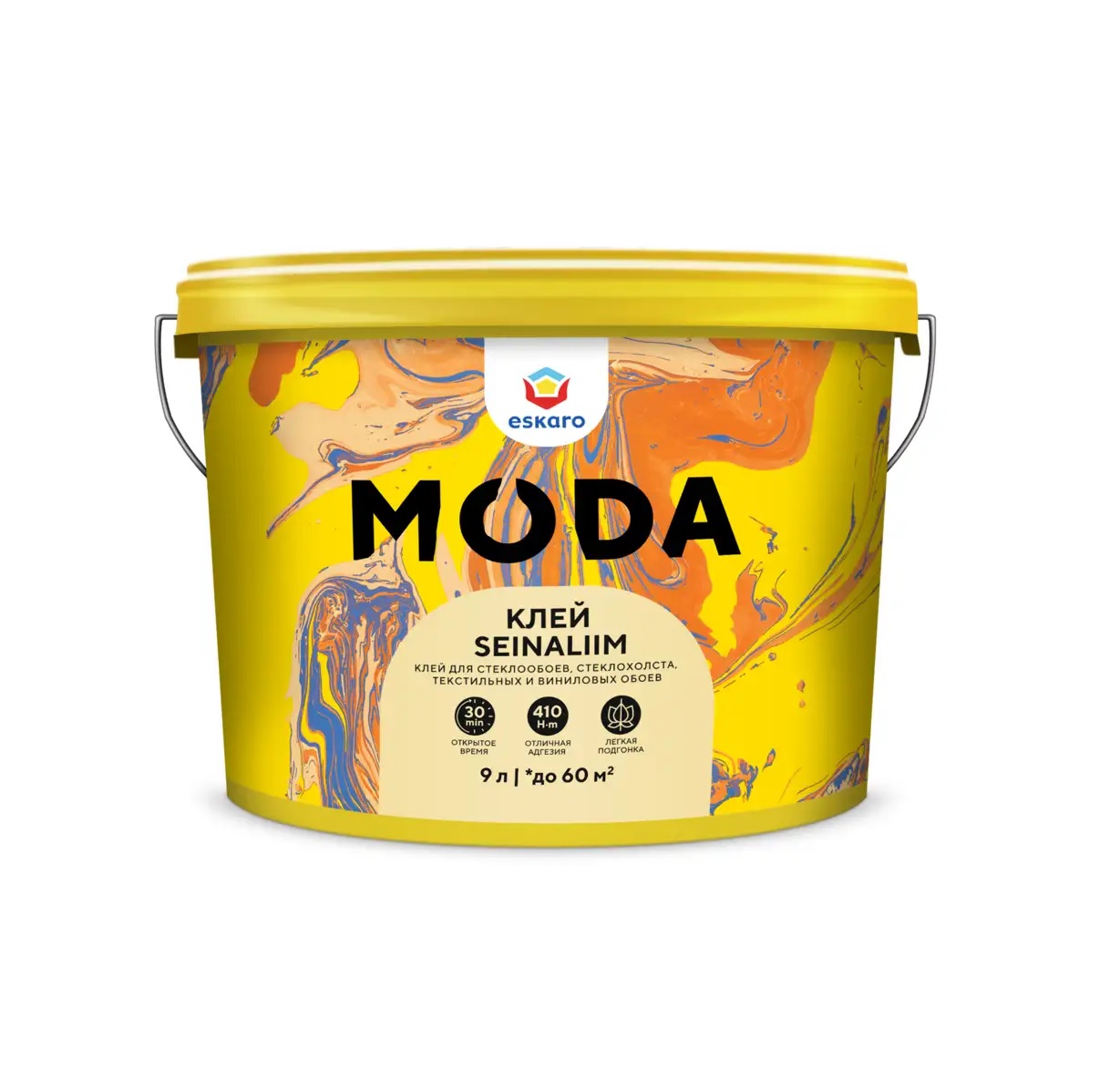 Клей СЕЙНАЛИМ MODA для тяж. обоев готовый 9 л