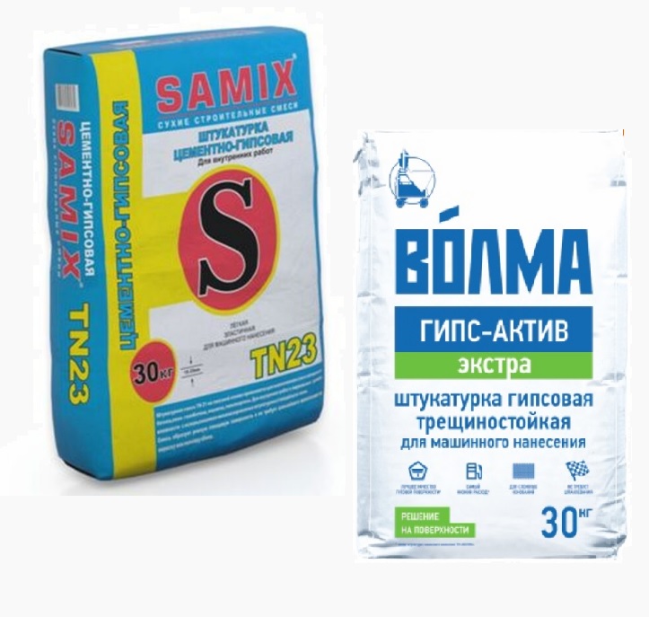 Какие штукатурные смеси подходят для машинного нанесения